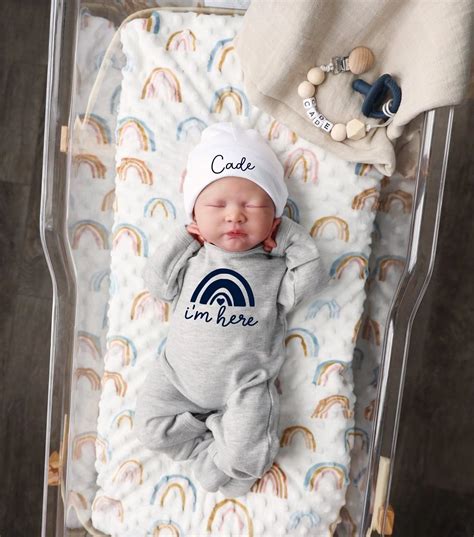 Newborn boy coming home outfit, boy going home outfit, baby boy take ...