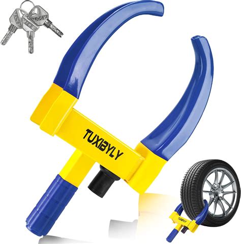 Amazon.com: TUXIBYLY Wheel Lock, Trailer Wheel Locks, Anti Theft Car Device for Car Security ...