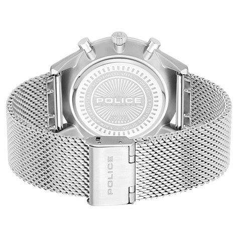 Buy Online Police Quartz Multifunction Black Dial Metal Strap Watch for ...