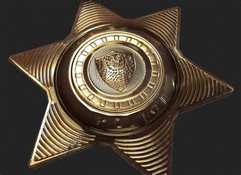PBR Game 3D Models – Police Badge – 3DSky Model Free