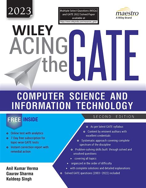 Buy Wiley Acing the GATE: Computer Science and Information Technology ...