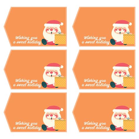 Printable Xmas Name Tags - Printable New Year Banners