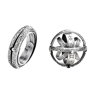 Buy JAJAFOOK Astronomical Sphere Ball Deformation Ring Cosmic Finger ...