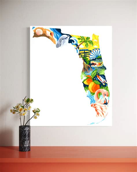 Florida Paint by Number Kit — GRAY DUCK ART