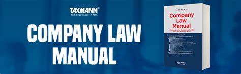 Buy Taxmann's Company Law Manual – Compendium of annotated, amended ...