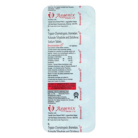 Bromezer-D Tablet | Uses, Side Effects, Price | Apollo Pharmacy
