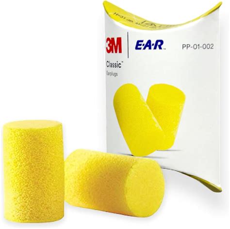 Ear Classic Ear Plugs - EarPlug Pairs (Individually Packed) - Yellow ...