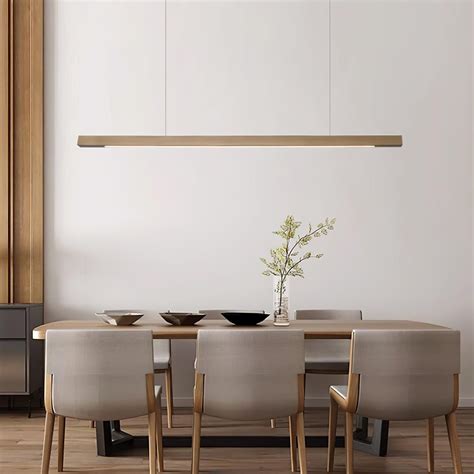 Linear Wooden Pendant Light – Vakkerlight