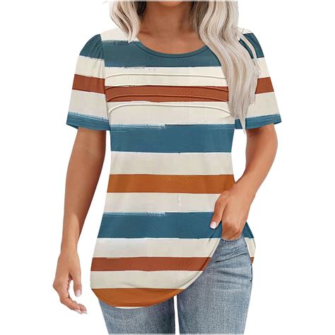 Bogo Womens Summer Tops Trendy 2025 Womens Tops Work Womens Blouses ...