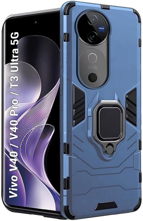 SmartLike Tough Armor Vivo V40 / Vivo V40 Pro 5G, Bumper Back Case ...