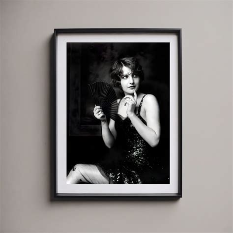 Ziegfeld Follies star Barbara Stanwyck c. 1920's, black and white ...