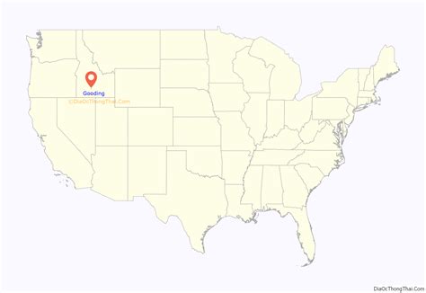 Map of Gooding city - Thong Thai Real