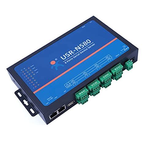 Buy USR-N580 8 Ports RS485 Serial Device Server Converter Ethernet to ...