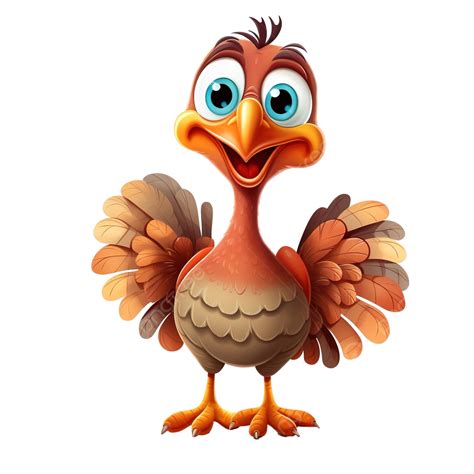 Funny Thanksgiving Turkey Bird Cartoon Character, Thanksgiving Turkey ...