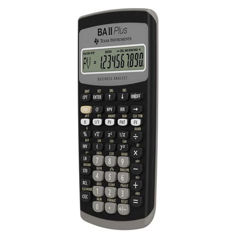 Texas Instruments BA II Plus Financial Calculator — Mango