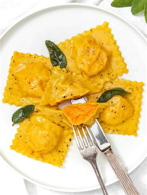 Butternut Squash Ravioli - The Plant Based School