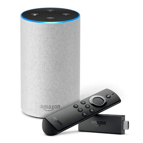 Amazon Echo (White) & Fire TV Stick with Voice Remote Combo : Amazon.in ...