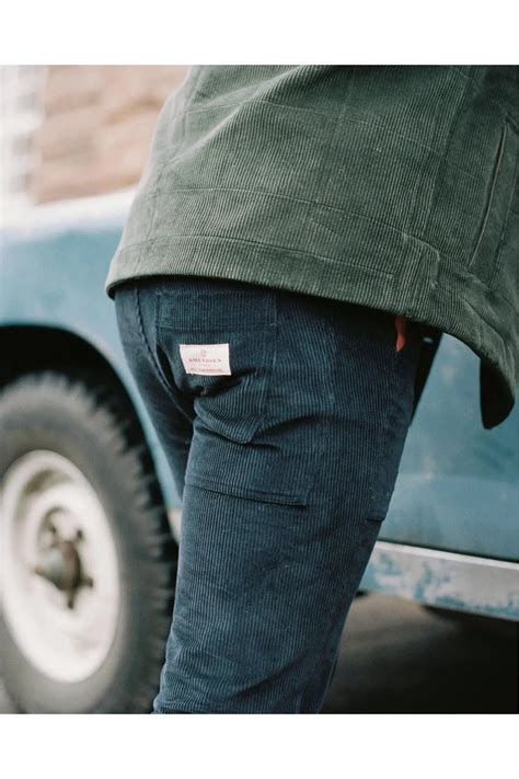 Men's FjordCord 8-Wale Corduroy Slacks - Dark Desert - Duneandsalt