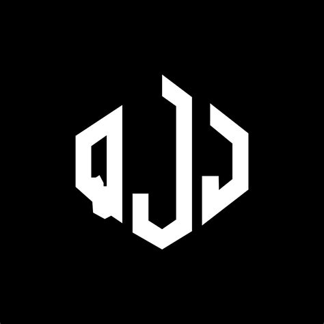 QJJ letter logo design with polygon shape. QJJ polygon and cube shape ...