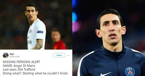 Manchester United Fans Cannot Not Stop Mocking Angel Di Maria After PSG ...