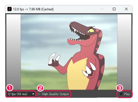 FireAlpaca Animation Tutorial 的图像结果