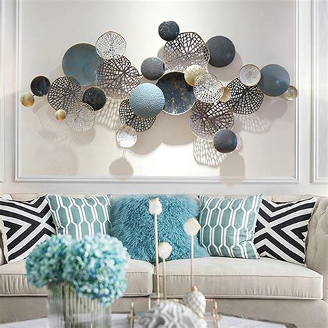 Amazon.com: IYTBILQ Metal Wall Art Decor 53"X26" Large Metal Wall Decor ...