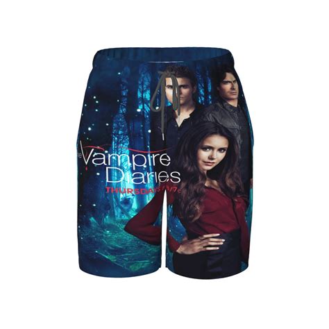 Boys Damon Salvatore Swim Trunks Mesh Liner Swim Shorts Quick Dry ...
