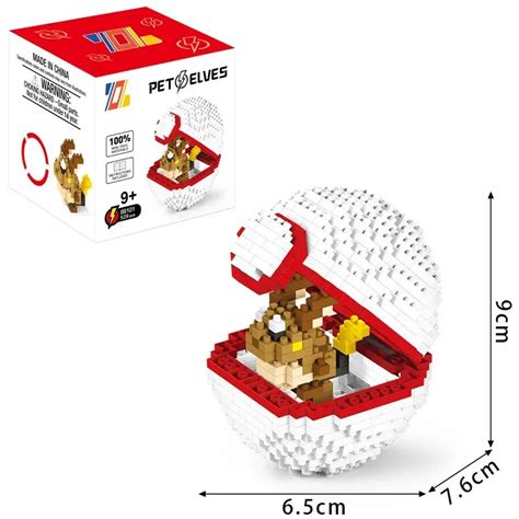 Pokemon Pet Elves Micro Building Blocks