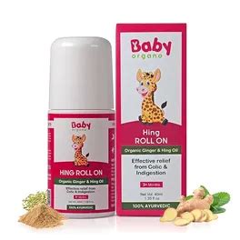 Buy Baby Organo 100% Ayurvedic Hing Roll On for New Born Baby, 40 ml ...