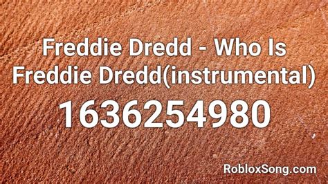 ChaCha Freddie Dredd Roblox ID Original Creator 的图像结果