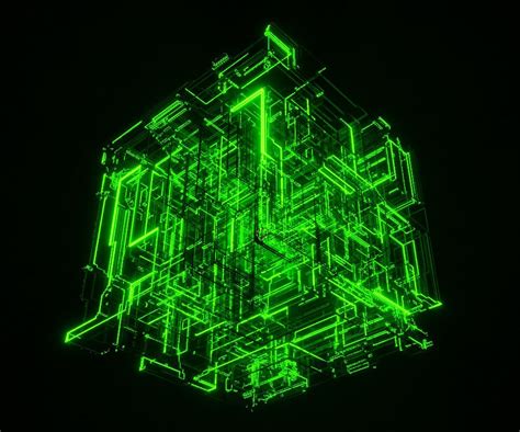 Model Matrix Layered Cube Python 的图像结果