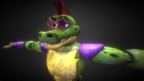 FNAF - Security Breach - Monty Gator - Hour 1 - Download Free 3D model ...