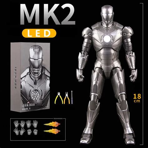 ZD Toys LED Light Marvel Iron Man MK1 2 3 4 5 6 7 India | Ubuy