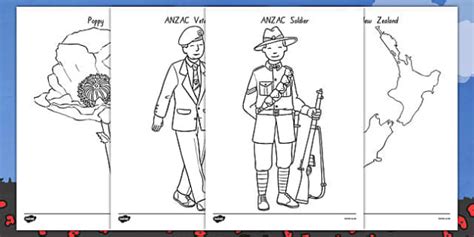 Anzac Day Colouring | ECE Resources | Twinkl