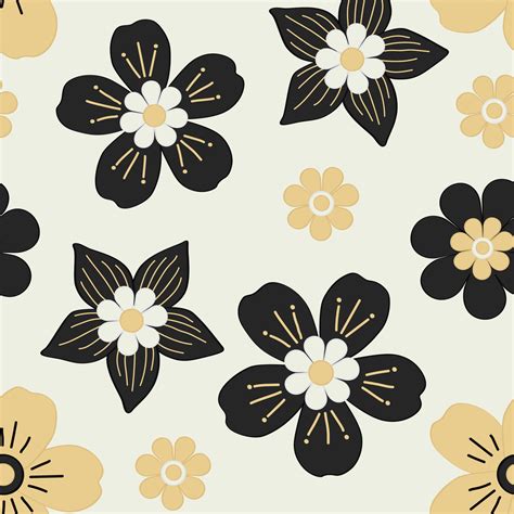 Cartoon Flower Pattern 的图像结果