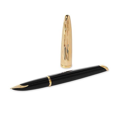 Waterman Carene Essential Black& Gold Fountain Pen|Buy Online|Waterman ...