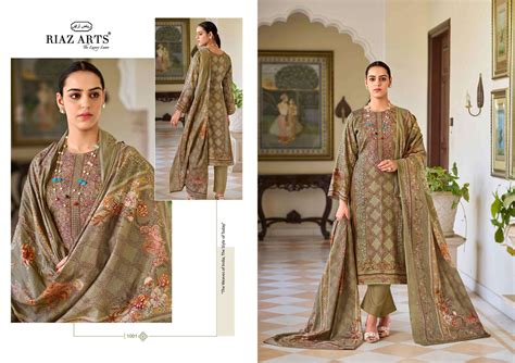 RIAZ ARTS SURBHI LAWN COTTON DIGITAL PRINT WITH FANCY WORK SUITS AT ...