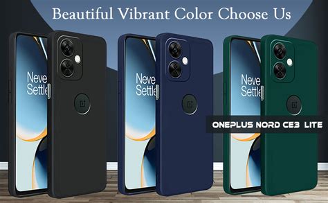 LIRAMARK Silicone Soft Back Cover Case for OnePlus Nord CE 3 Lite 5G ...