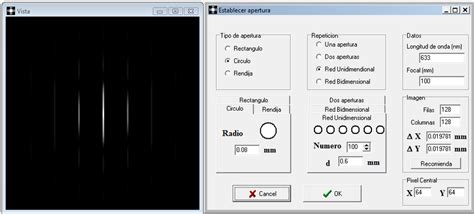 Diffraction Pattern Simulated 的图像结果