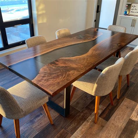 Black Walnut Dining Table | Black walnut dining room ideas, Black ...