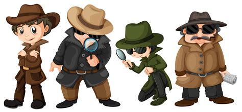 Detectives 361272 Vector Art at Vecteezy