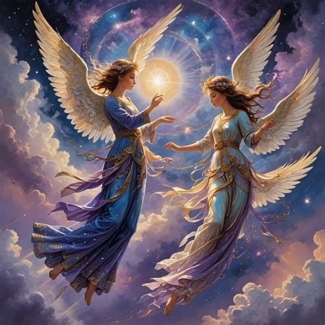 Angels in the sky - AI Generated Artwork - NightCafe Creator