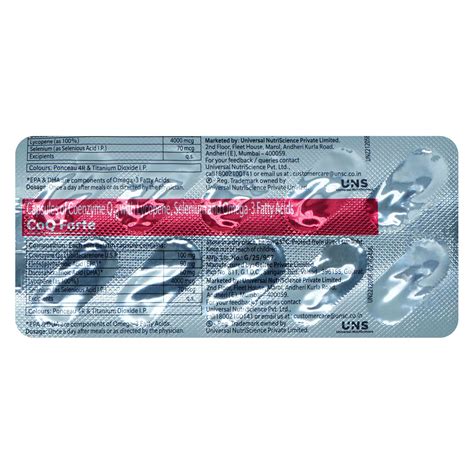 CoQ Forte Capsule | Uses, Side Effects, Price | Apollo Pharmacy