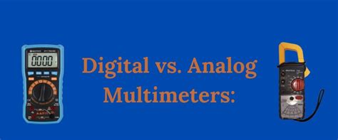 Image result for Analog Multimeter vs Digital Multimeter
