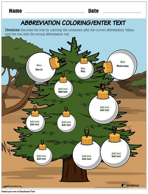 Storyboard That: Free Abbreviation Worksheets for Teachers