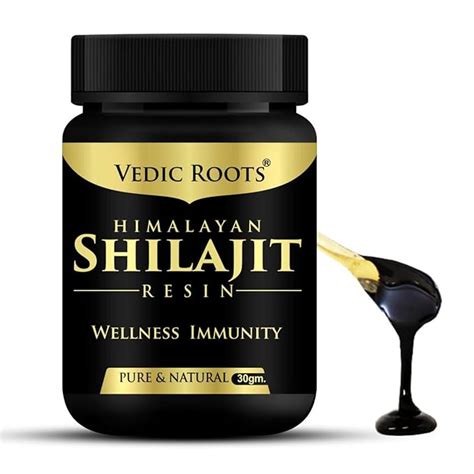 Buy Vedic Roots Natural Shilajit Resin Men & Women,Liquid Shilajeet ...