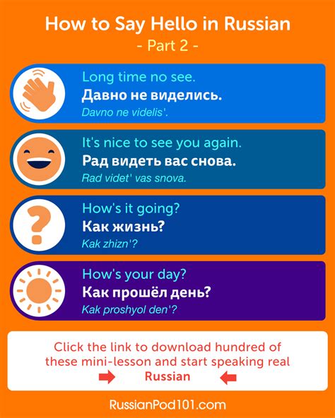 Learn Russian - RussianPod101.com — More ways to say HELLO in #Russian ...