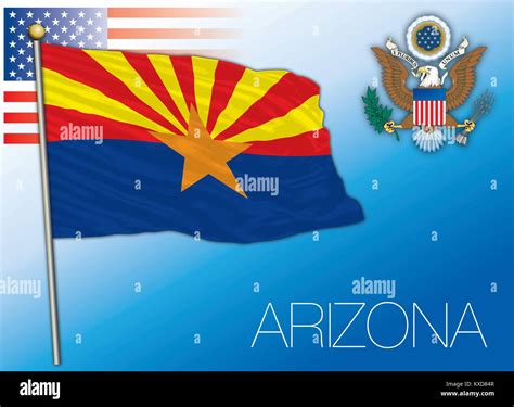 Arizona state flag power hi-res stock photography and images - Alamy