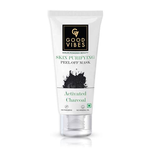 Buy Good Vibes Peel Off Mask - Activated Charcoal (100 gm)