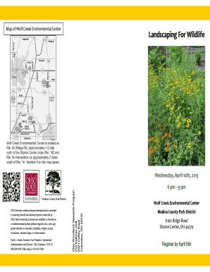 Fillable Online Landscaping for Wildlife brochure - Medina April 2013 ...